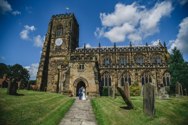 Stan-Seaton-Photography-bride-and-groom-walking-out-of-the-church