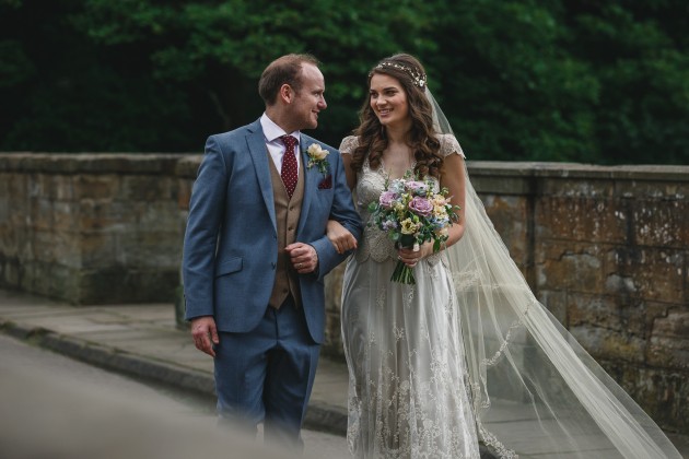 055 Durham-Castle-Wedding-Photographer-Stan-Seaton-bride-and-groom-on-Prebends-bridge.JPG